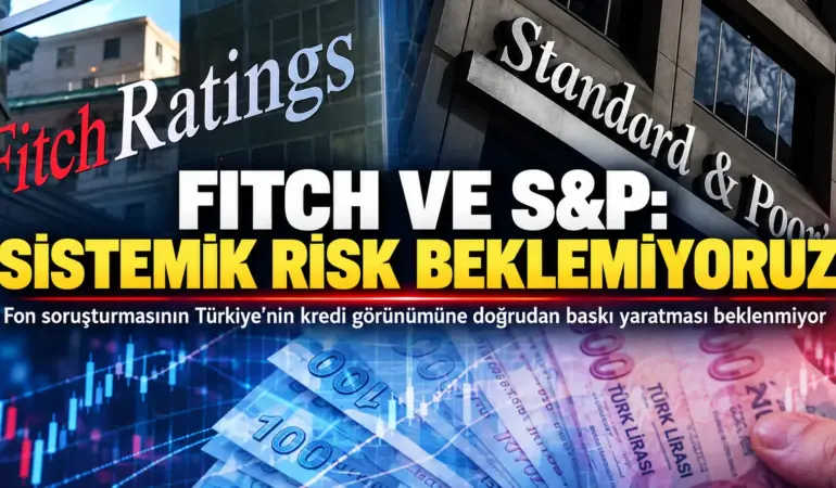 Fitch ve S&P’den Türkiye için kritik mesaj: Kredi notunda düşüş beklenmiyor
