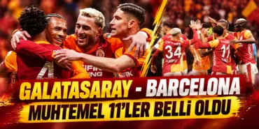 Galatasaray Barcelona Maç Önü Coşkusu