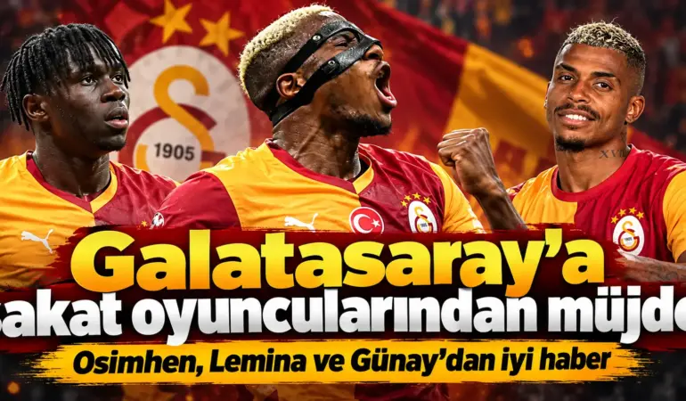 Galatasaray’a sakatlık müjdesi! Osimhen sahalara dönüyor