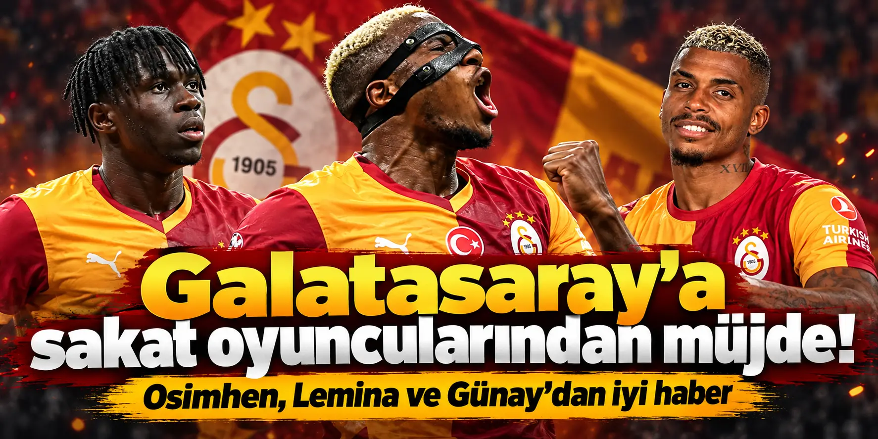 Galatasaray’a sakatlık müjdesi! Osimhen sahalara dönüyor