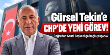 Gürsel Tekin’e CHP’de Yeni Görev