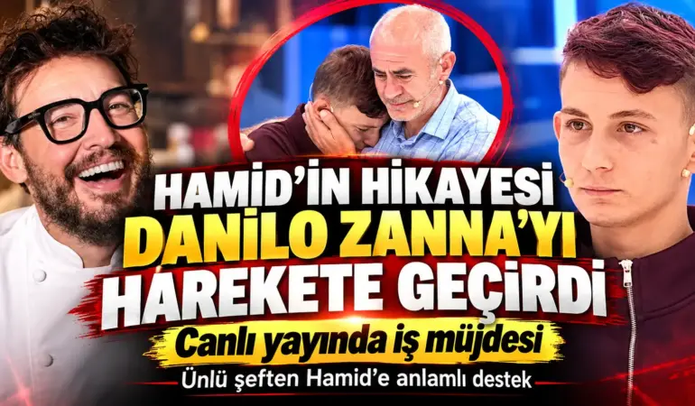Hamid’in Hayatını Değiştirecek Teklif! Danilo Şef Canlı Yayında Duyurdu