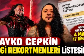 Hayko Cepkin Vergi Rekortmenleri Listesinde