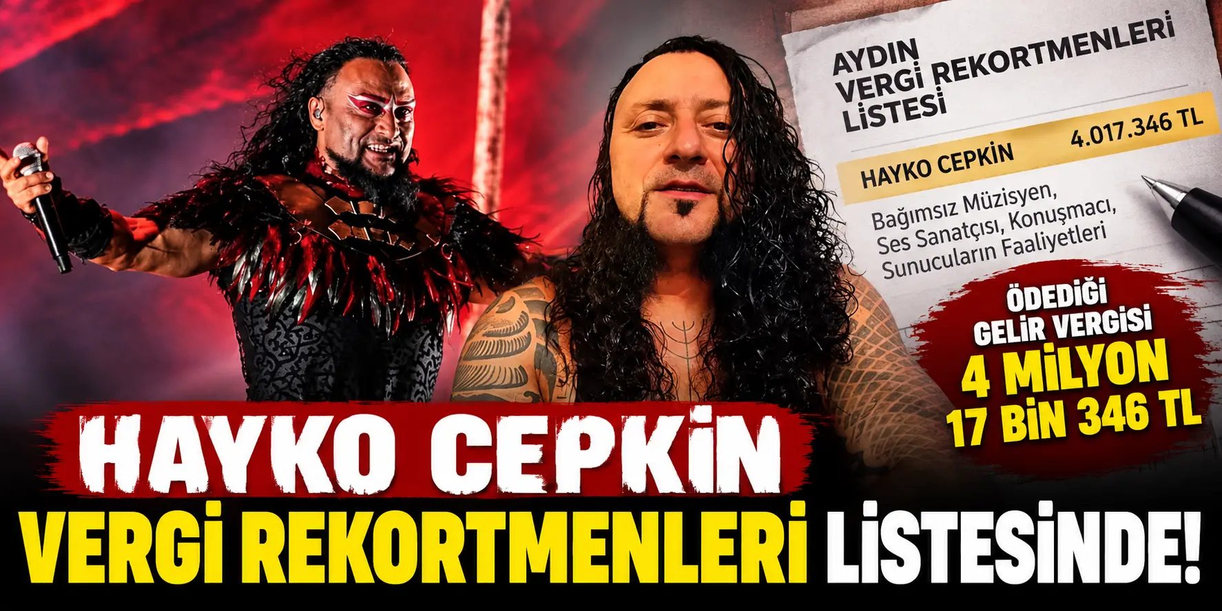 Hayko Cepkin vergi rekortmenleri listesinde! Ödediği rakam dudak uçuklattı