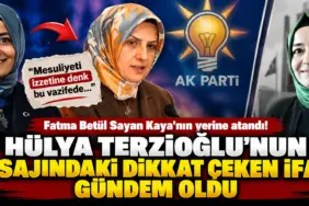 Hülya Terzioğlu’nun Dikkat Çeken Mesajı