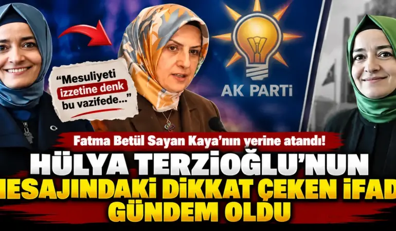 Fatma Betül Sayan Kaya’nın yerine geldi! Hülya Terzioğlu’ndan olay yaratan mesaj