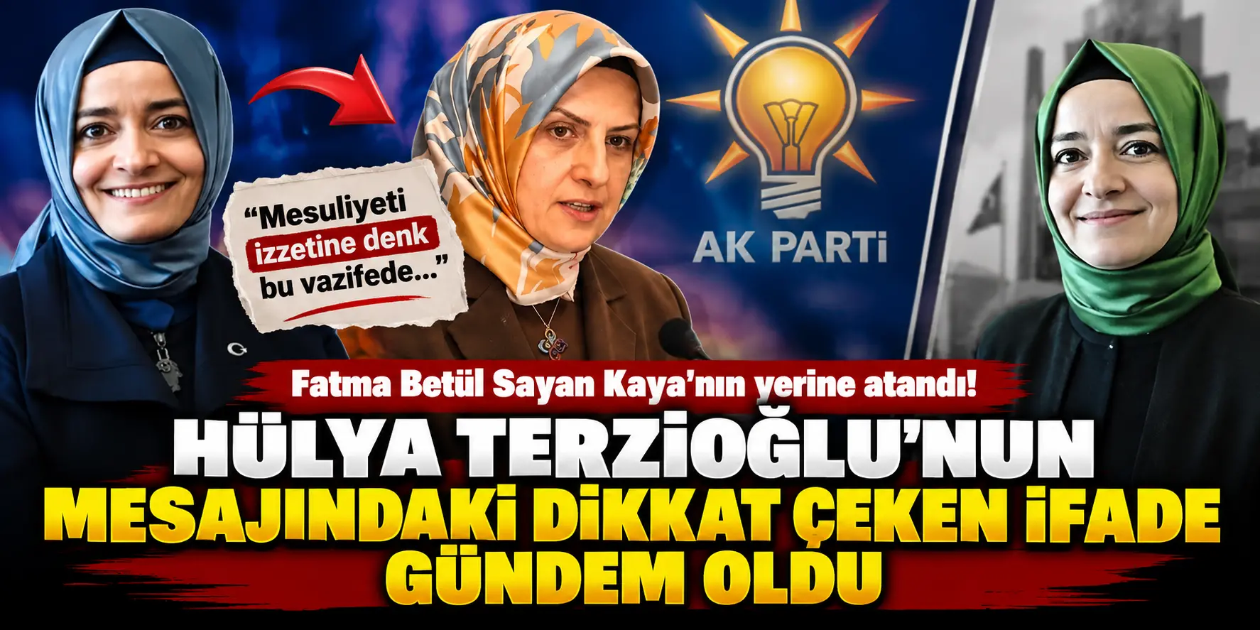 Fatma Betül Sayan Kaya’nın yerine geldi! Hülya Terzioğlu’ndan olay yaratan mesaj