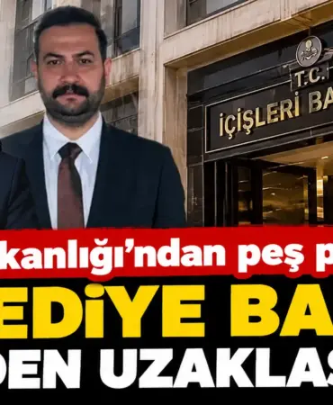 İçişleri Bakanlığı’ndan Peş Peşe Karar
