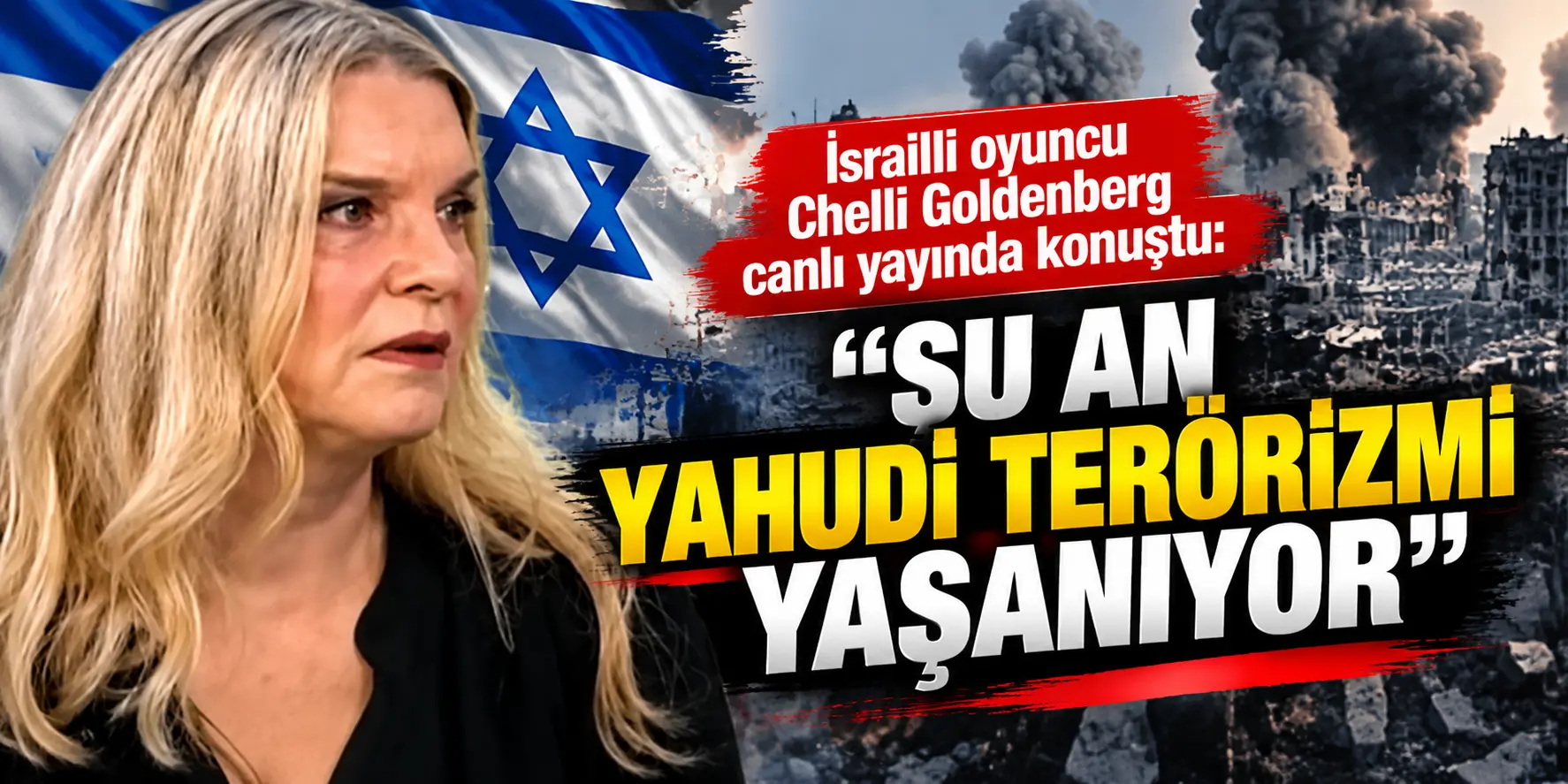 İsrail’in politikalarına tepki gösterdi, canlı yayında stüdyoyu terk etti