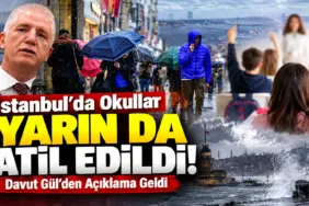 İstanbul’da Okullar Yarın da Tatil!