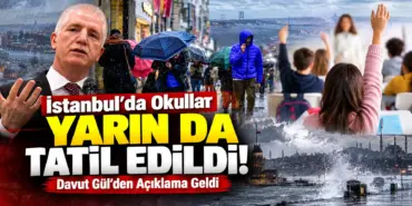 İstanbul’da Okullar Yarın da Tatil!