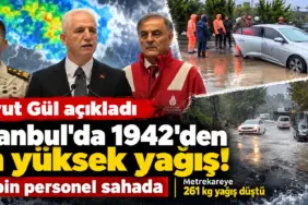 İstanbul’da Rekor Yağış Alarmı