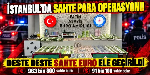 Sahte para imalathanesine baskın! Milyonlarca euroluk para ele geçirildi