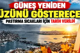 İstanbul’da Yağmurdan Güneşe Hava Değişimi