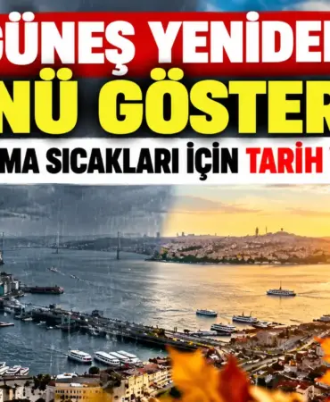 İstanbul’da Yağmurdan Güneşe Hava Değişimi