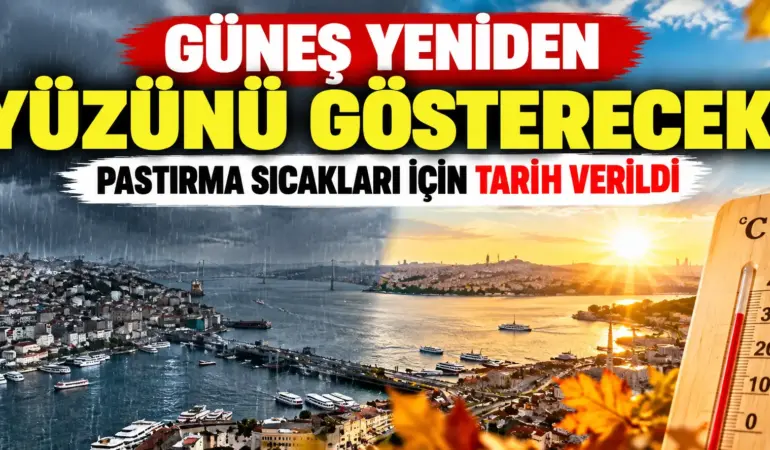 İstanbul’da Yağmurdan Güneşe Hava Değişimi