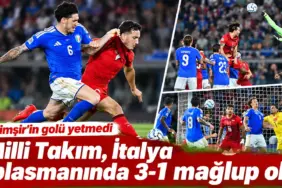İtalya Deplasmanında Millî Takım Mağlubiyeti