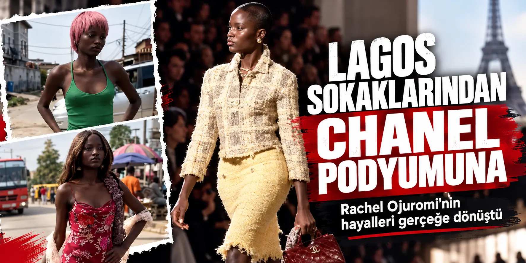 Lagos Sokaklarından Chanel Podyumuna! 22 Yaşındaki Rachel’ın İnanılmaz Hikayesi