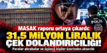 MASAK Raporu_ Milyonluk Çek Dolandırıcılığı
