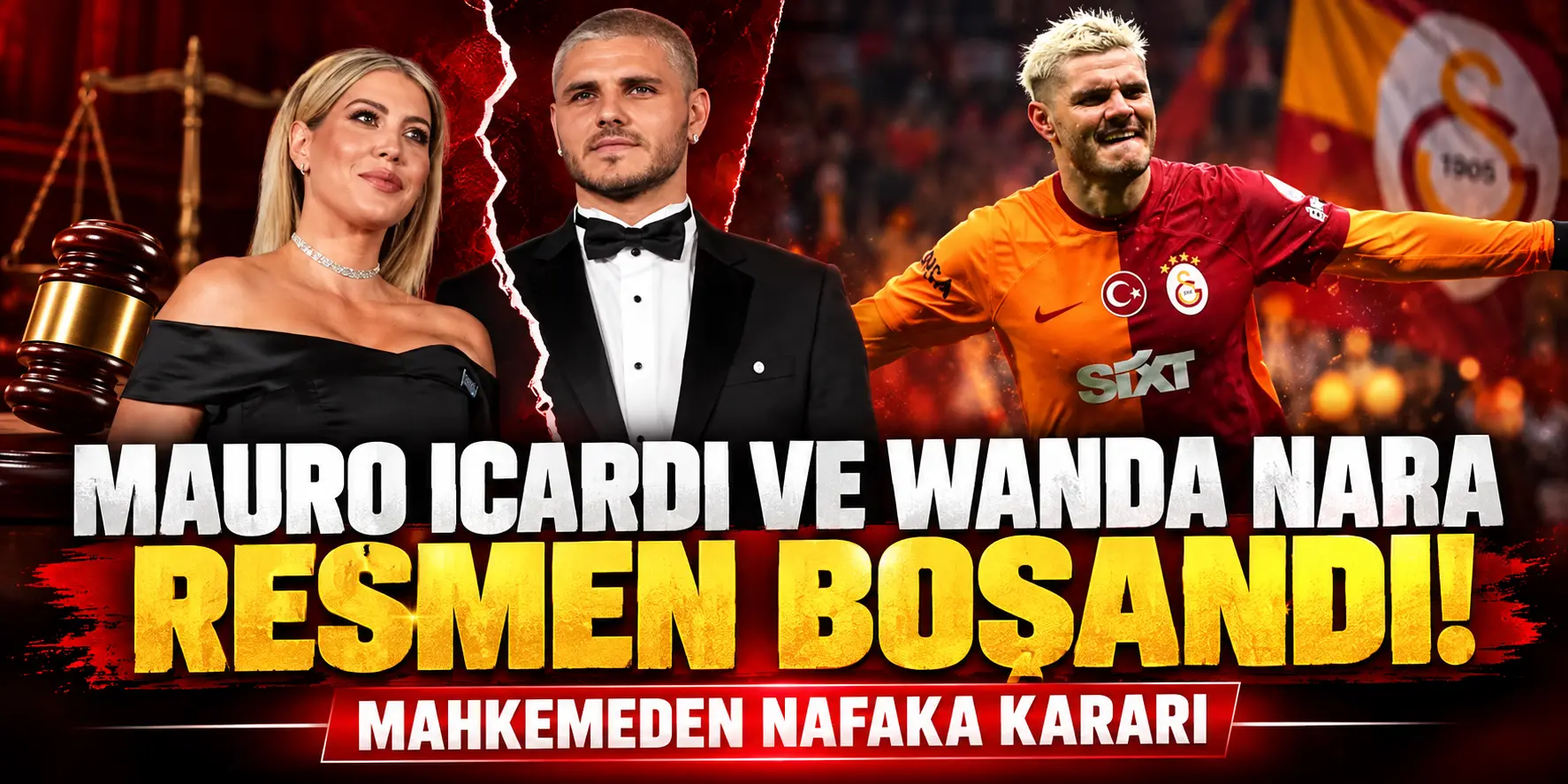 Icardi ve Wanda Nara Resmen Boşandı! Mahkemeden Nafaka Talebine Ret