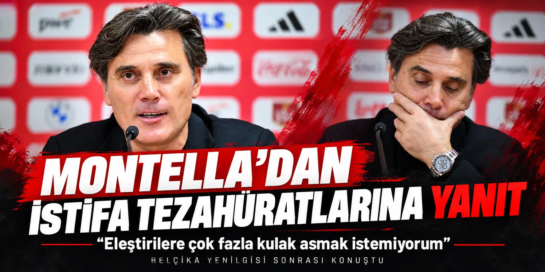 Montella’dan taraftara cevap! İstifa tezahüratları sonrası ilk açıklama