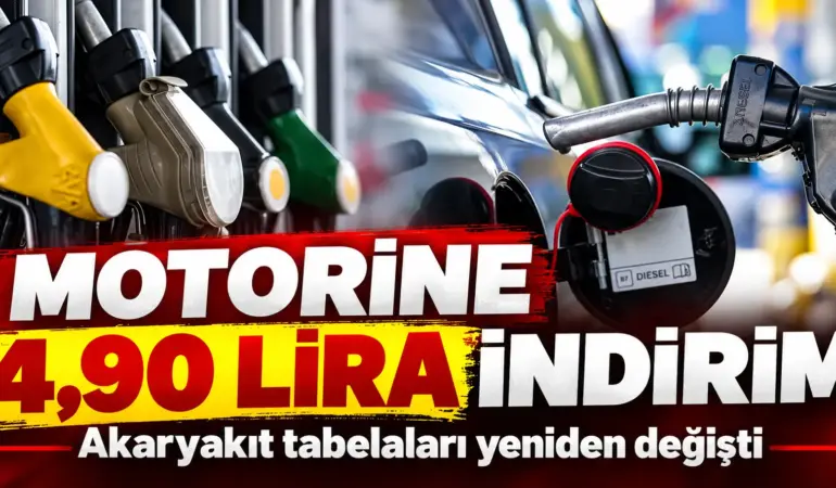Motorine 4,90 Lira İndirim