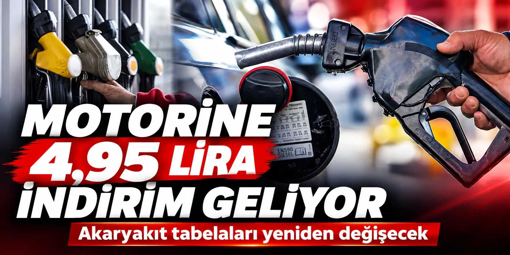Araç sahiplerine müjde! Motorine 4,95 lira indirim geliyor