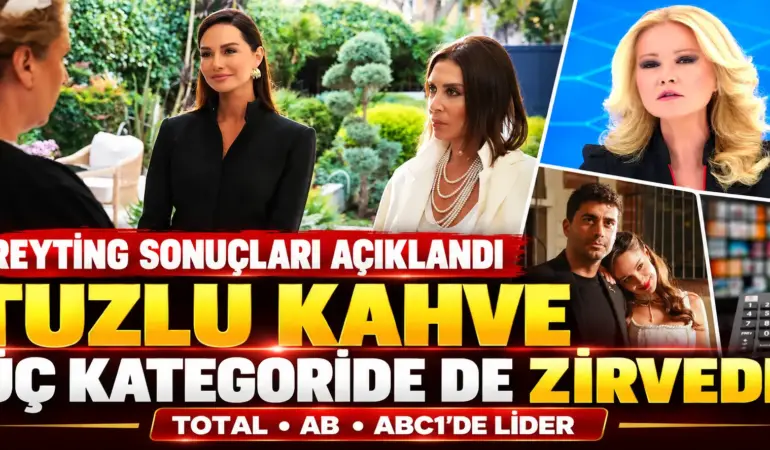 Ekranların Yeni Patronu Belli Oldu! Tuzlu Kahve Reytinglere Damga Vurdu