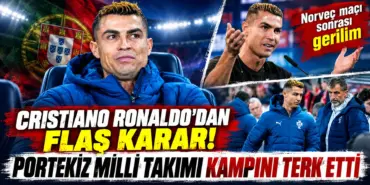 Ronaldo’dan Flaş Karar_ Portekiz Kampı Gerilimi