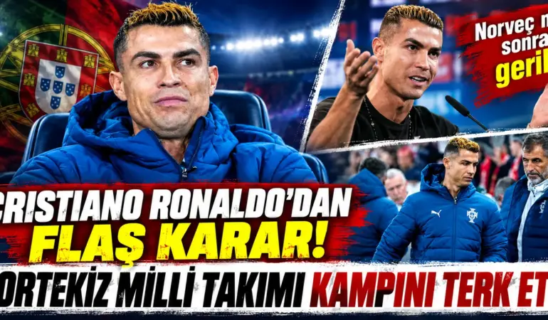 Portekiz’de Ronaldo krizi patladı! Milli takım kampından ayrıldı