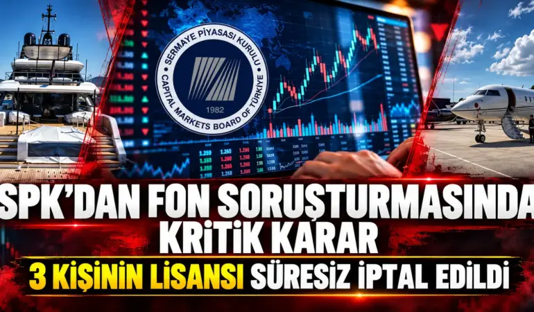 SPK’dan fon soruşturmasında flaş karar! 3 ismin lisansı süresiz iptal edildi