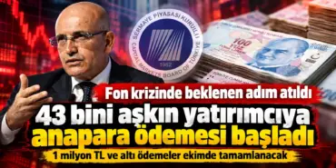 SPK ve 43 Bin Yatırımcıya Ödeme