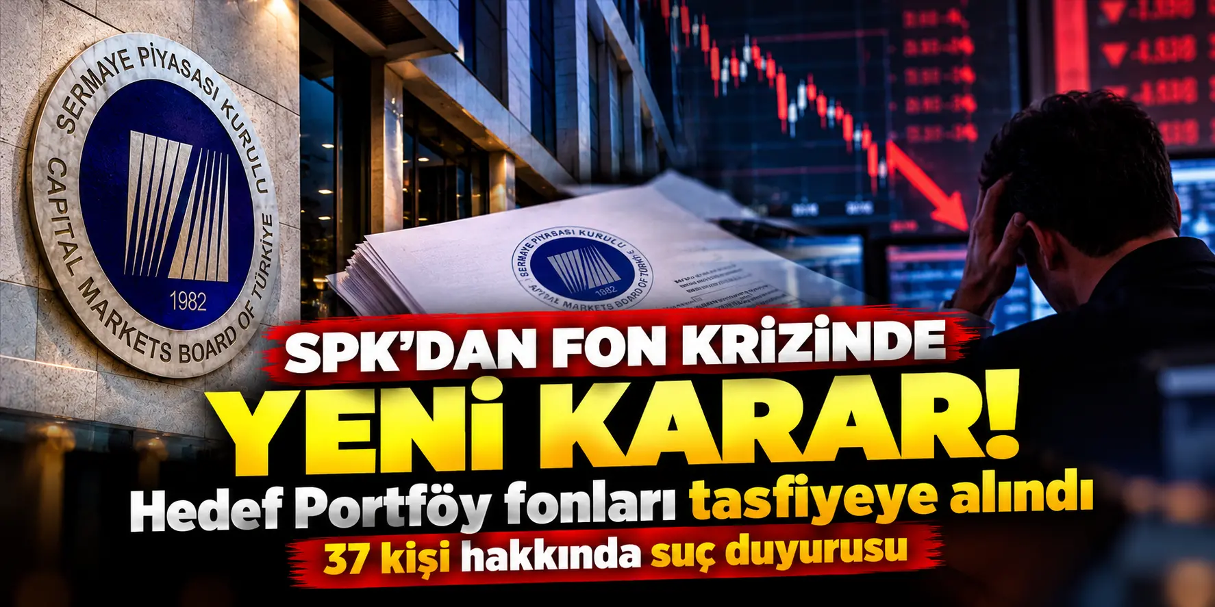 SPK’dan Fon Krizinde Bomba Karar! 37 Kişi Hakkında Suç Duyurusu