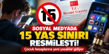 Sosyal Medyada 15 Yaş Sınırı