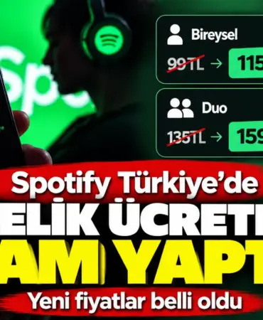 Spotify Türkiye’de Aboneliklere Zam