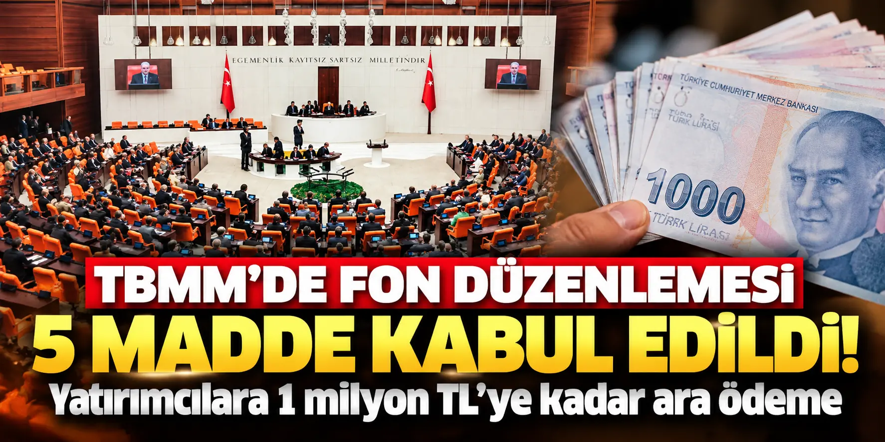 Fon düzenlemesinde kritik adım! Yatırımcılara 1 milyon TL’ye kadar ödeme yolu açılıyor