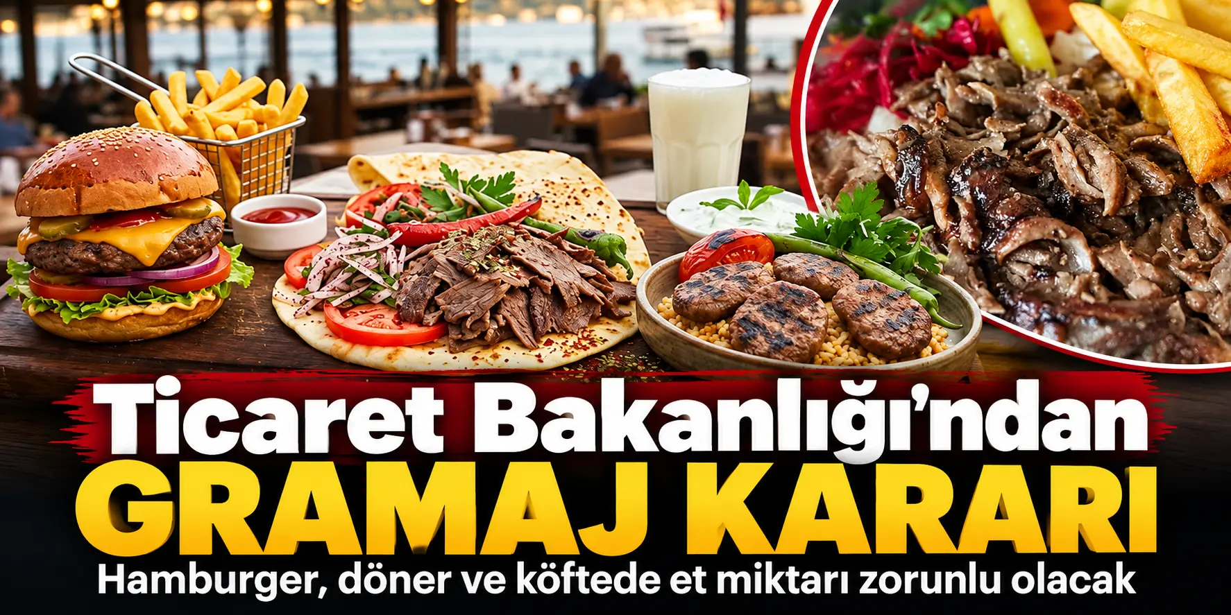 Ticaret Bakanlığı’ndan Restoranlara Sert Uyarı: Et Gramajını Gizlemek Yok!