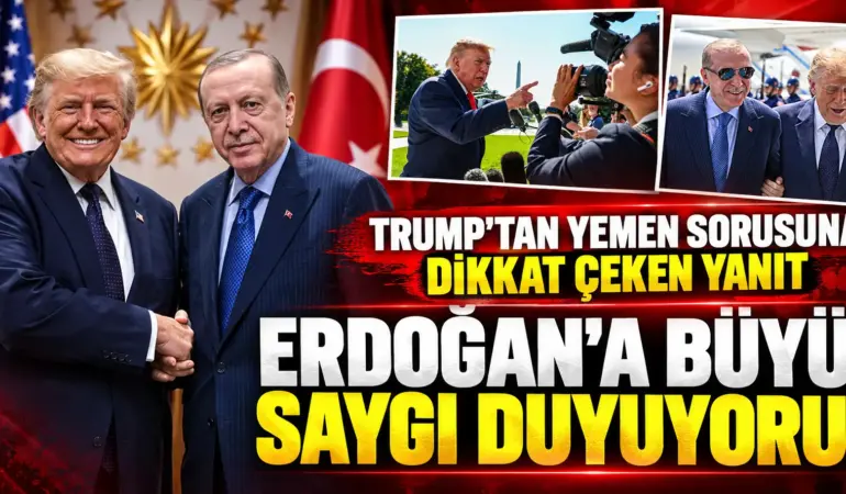 Trump’tan Erdoğan’a Övgü Dolu Sözler: “O Benim Yakın Dostum!”