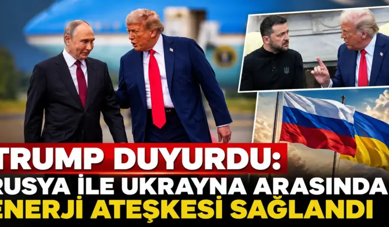 Rusya-Ukrayna savaşında kritik gelişme! Trump ateşkesi duyurdu