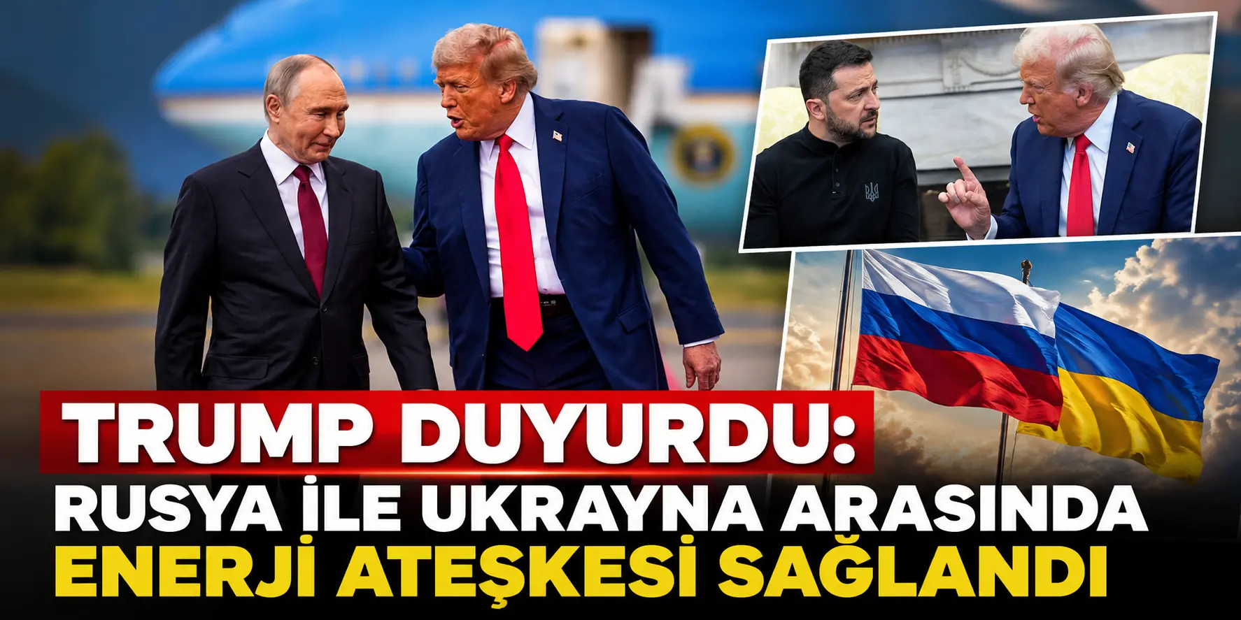 Rusya-Ukrayna savaşında kritik gelişme! Trump ateşkesi duyurdu
