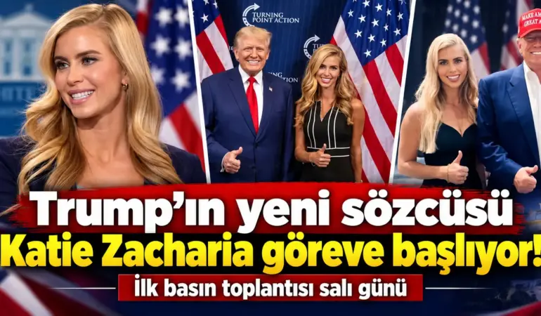 Trump’ın Yeni Sözcüsü Belli Oldu! Katie Zacharia Göreve Başlıyor