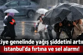 Türkiye Genelinde Fırtına ve Sel Alarmı