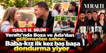 Yeraltı’nda Baba-Kızın Dondurma Keyfi