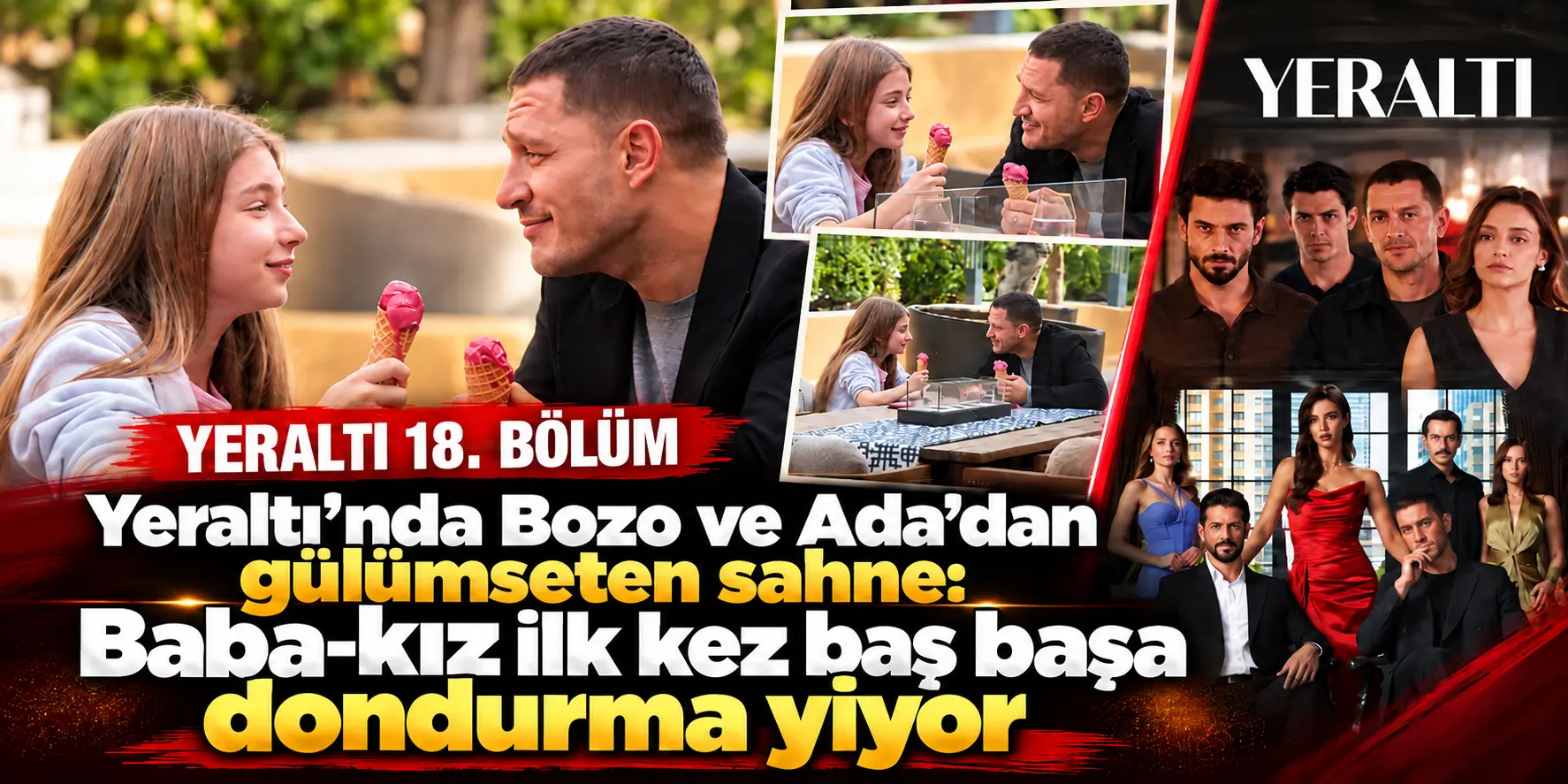 Bozo’dan kızı Ada’ya unutulmaz an! Yeraltı’nda duygusal buluşma