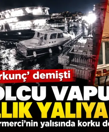 Yolcu Vapuru 200 Yıllık Yalıya Çarptı