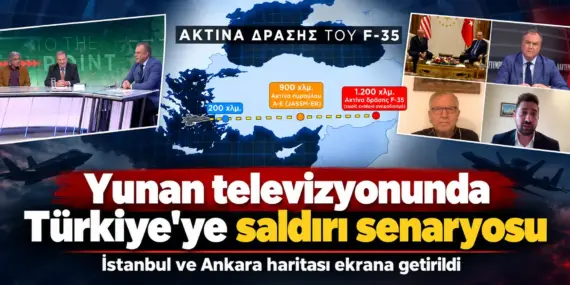 Yunan Ekranlarında Türkiye Provokasyonu: F-35’lerle Saldırı İddiası Gündem Oldu