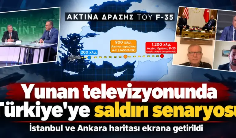 Yunan Ekranlarında Türkiye Provokasyonu: F-35’lerle Saldırı İddiası Gündem Oldu