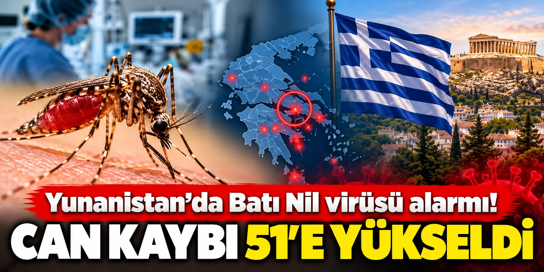 Yunanistan’da Batı Nil Virüsü Alarmı (1)